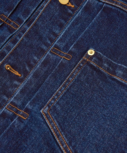 ROPE'（ロペ）の「【一部WEB限定】【セットアップ対応】クルーネックデニムGジャン（デニムジャケット・レディース・ベージュ/グレー/ブルー/ブルー系その他4・38）」の19枚目の写真