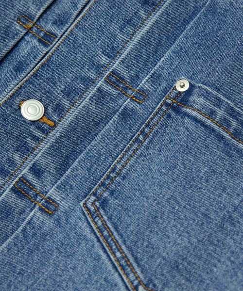 ROPE'（ロペ）の「【一部WEB限定】【セットアップ対応】クルーネックデニムGジャン（デニムジャケット・レディース・ベージュ/グレー/ブルー/ブルー系その他4・38）」の18枚目の写真