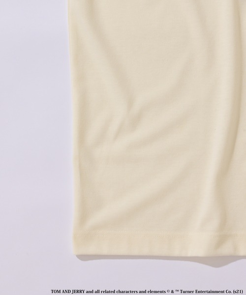 CIAOPANIC TYPY（チャオパニックティピー）の「【TOMandJERRY/トムとジェリー】リンガーTee（Tシャツ/カットソー・メンズ・オフホワイト/グレー/イエロー・L/M/S）」の21枚目の写真