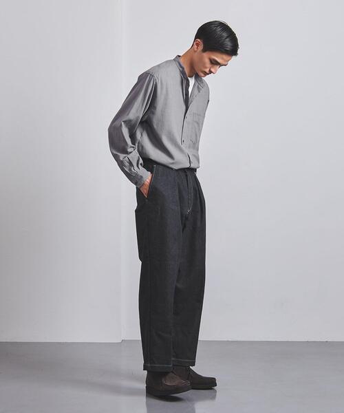 UNITED ARROWS(ユナイテッドアローズ)の「<UNITED ARROWS> コットン/ウール バンドカラー シャツ(シャツ/ブラウス・メンズ・ダークブラウン/ダークグレー/ロイヤルブルー・SMALL/MEDIUM/LARGE/X-LARGE)」の9枚目の写真