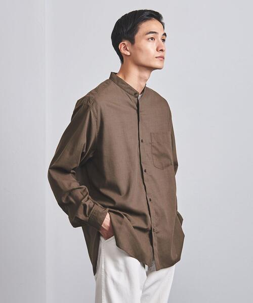 UNITED ARROWS(ユナイテッドアローズ)の「<UNITED ARROWS> コットン/ウール バンドカラー シャツ(シャツ/ブラウス・メンズ・ダークブラウン/ダークグレー/ロイヤルブルー・SMALL/MEDIUM/LARGE/X-LARGE)」の15枚目の写真