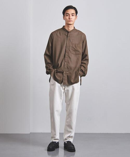 UNITED ARROWS(ユナイテッドアローズ)の「<UNITED ARROWS> コットン/ウール バンドカラー シャツ(シャツ/ブラウス・メンズ・ダークブラウン/ダークグレー/ロイヤルブルー・SMALL/MEDIUM/LARGE/X-LARGE)」の18枚目の写真