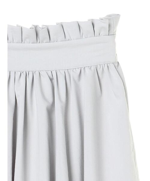 Honey Salon(ハニーサロン)の「ハイウエストフリルスカート(スカート・レディース・ライトグレー/ブラウン・FREE)」の15枚目の写真