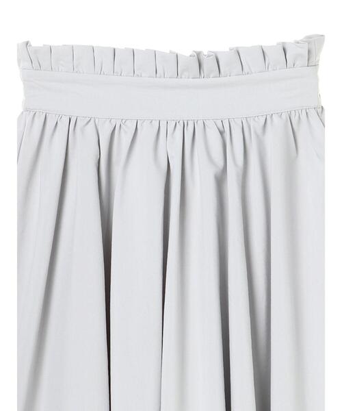 Honey Salon(ハニーサロン)の「ハイウエストフリルスカート(スカート・レディース・ライトグレー/ブラウン・FREE)」の17枚目の写真