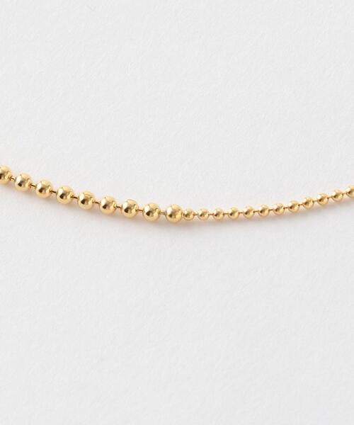 green label relaxing（グリーンレーベルリラクシング）の「ボールチェーン スライド 3WAY ネックレス（ネックレス・レディース・ゴールド/シルバー・FREE）」の3枚目の写真