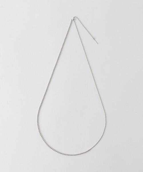 green label relaxing（グリーンレーベルリラクシング）の「ボールチェーン スライド 3WAY ネックレス（ネックレス・レディース・ゴールド/シルバー・FREE）」の8枚目の写真