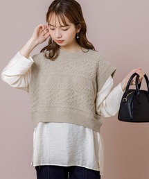 flower | カシュクールニットベスト(ベスト)