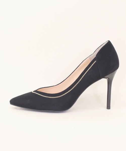 SEVEN TWELVE THIRTY(セヴントゥエルヴサーティー)の「【SEVEN TWELVE THIRTY】チェーンポインテッドパンプス(パンプス・レディース・ブラック系その他/ベージュ系その他2/ダークブラウン/ブラック系その他2・22.5cm/23cm/23.5cm/24cm/24.5cm/22cm)」の5枚目の写真