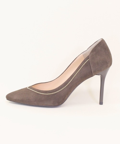 SEVEN TWELVE THIRTY(セヴントゥエルヴサーティー)の「【SEVEN TWELVE THIRTY】チェーンポインテッドパンプス(パンプス・レディース・ブラック系その他/ベージュ系その他2/ダークブラウン/ブラック系その他2・22.5cm/23cm/23.5cm/24cm/24.5cm/22cm)」の9枚目の写真