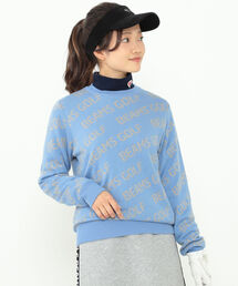 BEAMS GOLF（ビームスゴルフ）の「＜WOMEN＞BEAMS GOLF ORANGE LABEL / 総柄 ロゴ ニット（ニット/セーター）」