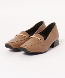 【Petiem Duras】<2021AW>ビット金具付き変形ヒールパンプス