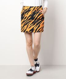 LOUDMOUTH/ラウドマウス ゴルフウェア 総柄 UVカット ストレッチ ひざ上 ミニ丈 スカート