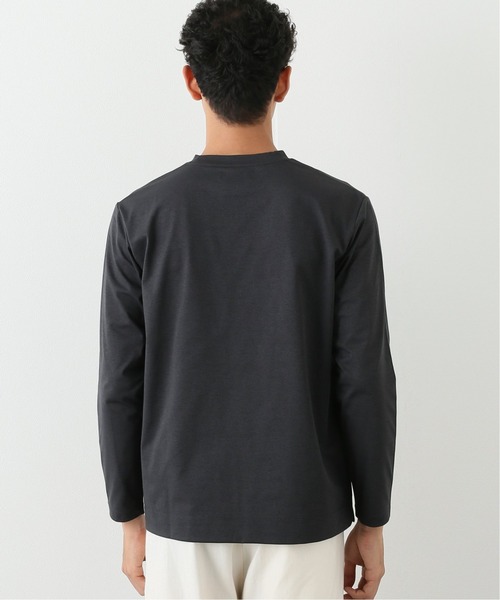 417 EDIFICE（フォーワンセブンエディフィス）の「【perfect tough / パーフェクトタフ】吸水速乾ロング Tee（Tシャツ/カットソー・メンズ・ホワイト/チャコールグレー/ベージュ・SMALL/MEDIUM/LARGE）」の17枚目の写真