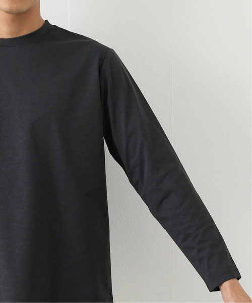 417 EDIFICE（フォーワンセブンエディフィス）の「【perfect tough / パーフェクトタフ】吸水速乾ロング Tee（Tシャツ/カットソー・メンズ・ホワイト/チャコールグレー/ベージュ・SMALL/MEDIUM/LARGE）」の15枚目の写真