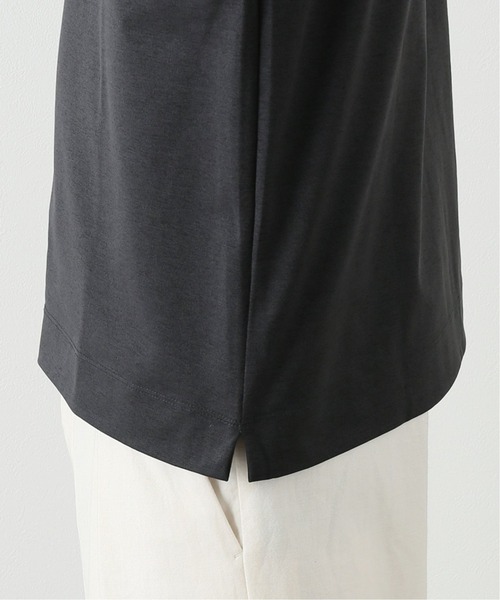 417 EDIFICE（フォーワンセブンエディフィス）の「【perfect tough / パーフェクトタフ】吸水速乾ロング Tee（Tシャツ/カットソー・メンズ・ホワイト/チャコールグレー/ベージュ・SMALL/MEDIUM/LARGE）」の12枚目の写真