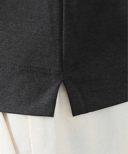 417 EDIFICE（フォーワンセブンエディフィス）の「【perfect tough / パーフェクトタフ】吸水速乾ロング Tee（Tシャツ/カットソー・メンズ・ホワイト/チャコールグレー/ベージュ・SMALL/MEDIUM/LARGE）」の7枚目の写真