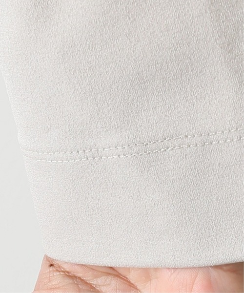 417 EDIFICE（フォーワンセブンエディフィス）の「【perfect tough / パーフェクトタフ】吸水速乾ロング Tee（Tシャツ/カットソー・メンズ・ホワイト/チャコールグレー/ベージュ・SMALL/MEDIUM/LARGE）」の16枚目の写真