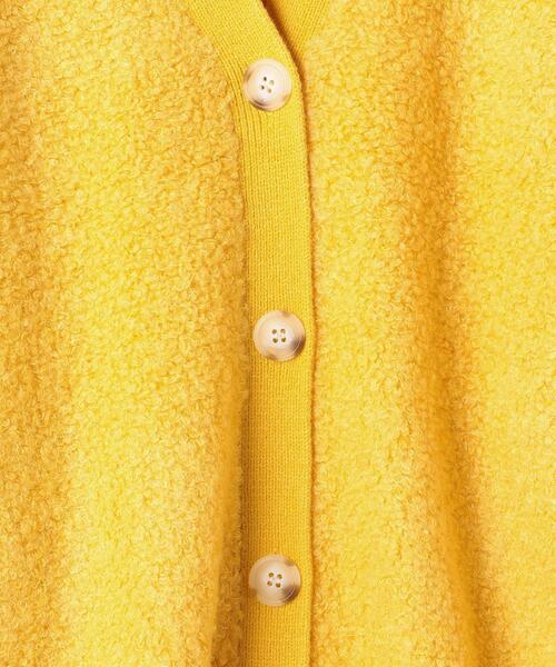 BEAUTY&YOUTH UNITED ARROWS（ビューティーアンドユースユナイテッドアローズ）の「BY ループヤーンビッグ カーディガン（カーディガン/ボレロ・レディース・ダークグリーン/イエロー/ケリー・FREE）」の15枚目の写真