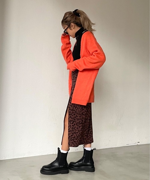 【RICK OWENS】ジギー サイドスリットスカート RICK OWENS】ジギー サイドスリットスカート