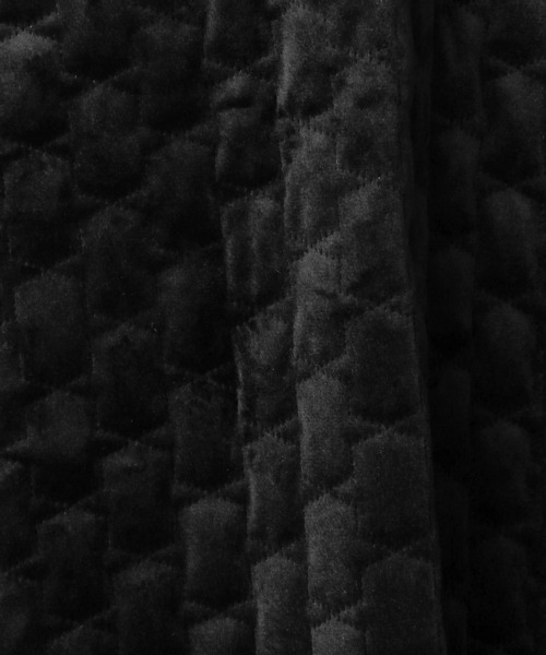 NICOLE white（ニコルホワイト）の「ベロアキルティングコート（その他アウター・レディース・ブラック/ベージュ/グレー・FREE）」の18枚目の写真