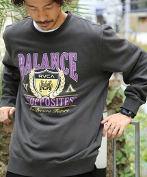 RVCA | RVCA メンズ  CAMBRIDGE CREW トレーナー【2021年秋冬モデル】/ルーカスウェットトレーナー(スウェット)