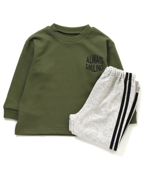 Ampersand（アンパサンド）の「ルームウェア/パジャマ(男児)（ルームウェア/パジャマ・キッズ・オフホワイト/カーキ/チャコール・110/120/100/90/140/130/80）」の3枚目の写真