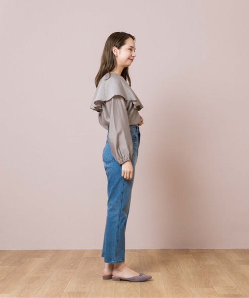 flower（フラワー）の「スウェイングカラーブラウス（シャツ/ブラウス・レディース・ベージュ/アイボリー・FREE）」の20枚目の写真