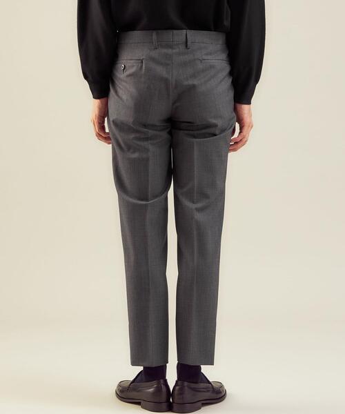 WORK TRIP OUTFITS GREEN LABEL RELAXING(ワークトリップアウトフィッツグリーンレーベル リラクシング)の「WTO TWPUサージ千鳥マジコンスリム スーツパンツ -ウォッシャブル・防シワ・ストレッチ- **(スーツパンツ・メンズ・ネイビー/ダークグレー・S/76/XL/88/XXS/70/XS/72/L/84/M/80)」の8枚目の写真