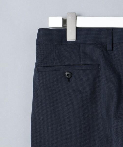 WORK TRIP OUTFITS GREEN LABEL RELAXING(ワークトリップアウトフィッツグリーンレーベル リラクシング)の「WTO TWPUサージ千鳥マジコンスリム スーツパンツ -ウォッシャブル・防シワ・ストレッチ- **(スーツパンツ・メンズ・ネイビー/ダークグレー・S/76/XL/88/XXS/70/XS/72/L/84/M/80)」の15枚目の写真