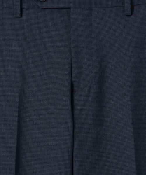 WORK TRIP OUTFITS GREEN LABEL RELAXING(ワークトリップアウトフィッツグリーンレーベル リラクシング)の「WTO TWPUサージ千鳥マジコンスリム スーツパンツ -ウォッシャブル・防シワ・ストレッチ- **(スーツパンツ・メンズ・ネイビー/ダークグレー・S/76/XL/88/XXS/70/XS/72/L/84/M/80)」の17枚目の写真