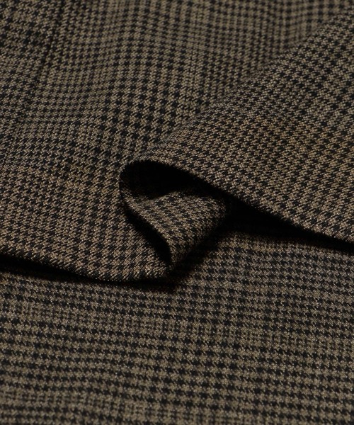 SENSE OF PLACE by URBAN RESEARCH（センスオブプレイスバイアーバンリサーチ）の「チェックノーカラージャケット（ノーカラージャケット・レディース・グレー系その他/ブラウン系その他・ONE）」の9枚目の写真