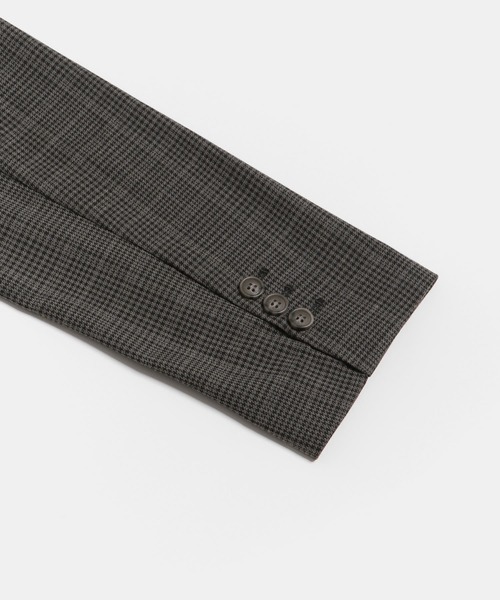 SENSE OF PLACE by URBAN RESEARCH（センスオブプレイスバイアーバンリサーチ）の「チェックノーカラージャケット（ノーカラージャケット・レディース・グレー系その他/ブラウン系その他・ONE）」の17枚目の写真