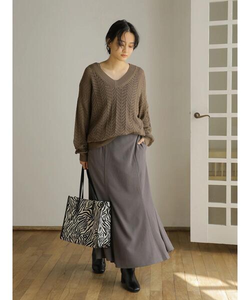 AMERICAN HOLIC（アメリカンホリック）の「マーメードラインフレアスカート2（スカート・レディース・チャコールグレー/その他14・S/M/L）」の11枚目の写真