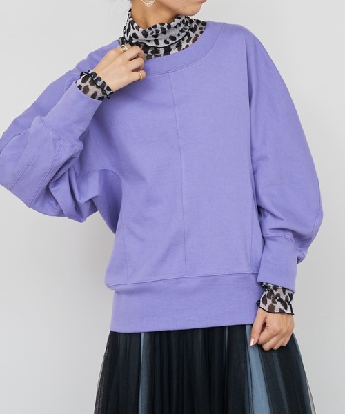 BONbazaar（ボンバザール）の「レオパードプリントハイネック（Tシャツ/カットソー・レディース・ベージュ/グレー・FREE）」の2枚目の写真