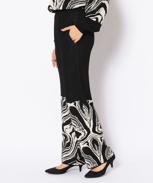 B'2nd（ビーセカンド）の「EACH(イーチ) MABLE PATTERN PANTS（その他パンツ・レディース・ブラック・FREE）」の6枚目の写真