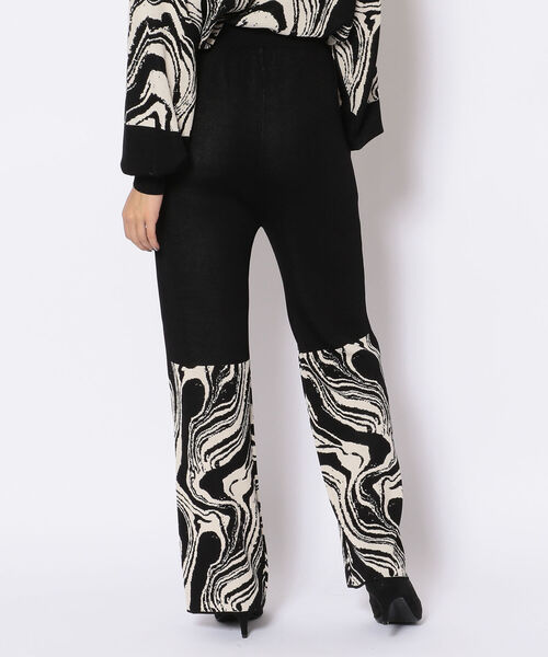 B'2nd（ビーセカンド）の「EACH(イーチ) MABLE PATTERN PANTS（その他パンツ・レディース・ブラック・FREE）」の5枚目の写真