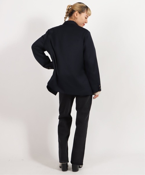 Oriens JOURNAL STANDARD(オリエンス ジャーナルスタンダード)の「オーバーサイズダブルブレストブレザー(テーラードジャケット・レディース・ネイビー・FREE)」の5枚目の写真