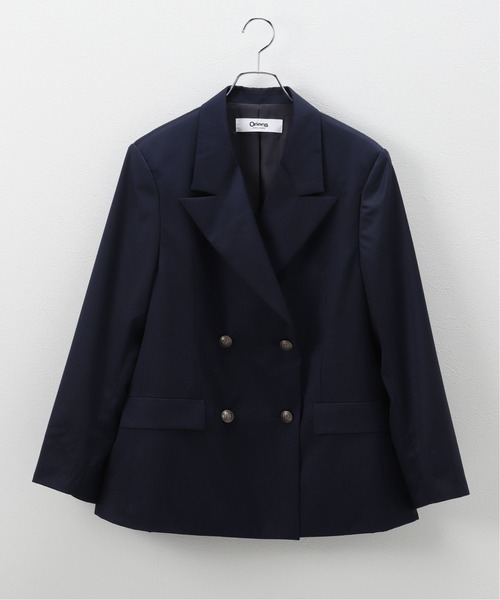 Oriens JOURNAL STANDARD(オリエンス ジャーナルスタンダード)の「オーバーサイズダブルブレストブレザー(テーラードジャケット・レディース・ネイビー・FREE)」の8枚目の写真