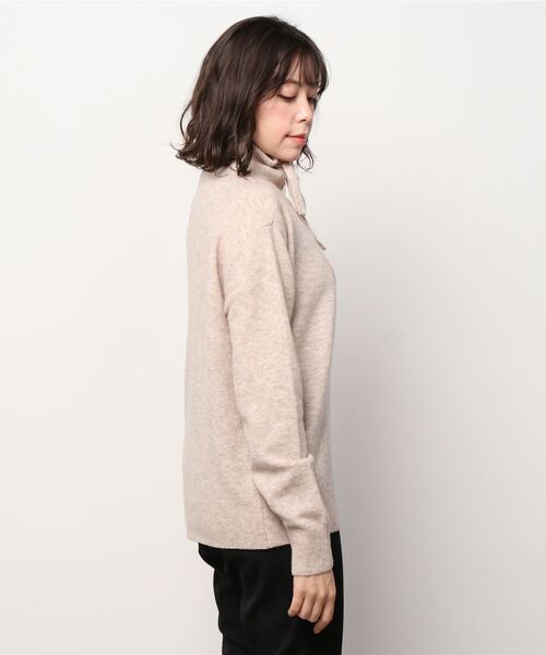 MAISON SCOTCH（メゾンスコッチ）の「レースアップ セーター【164853】（ニット/セーター・レディース・ライトベージュ・X-SMALL/SMALL）」の6枚目の写真