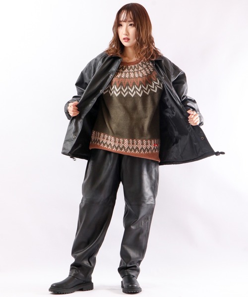 INDIAN MOTOCYCLE(インディアンモトサイクル)の「【INDIAN MOTOCYCLE】シープスキン ガレージパンツ(その他パンツ・メンズ・ブラック・M/L/XL)」の10枚目の写真