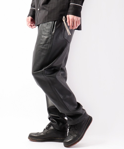 INDIAN MOTOCYCLE(インディアンモトサイクル)の「【INDIAN MOTOCYCLE】シープスキン ガレージパンツ(その他パンツ・メンズ・ブラック・M/L/XL)」の5枚目の写真