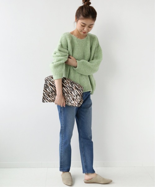 TRICOTS JEAN MARC（トリコットジーンマルク）の「●【TRICOTS JEANMARC/トリコ・ジャンマルク】 ニットプルオーバー◆（ニット/セーター・レディース・グレー/グリーン/ブルー/ブラウン・FREE）」の13枚目の写真