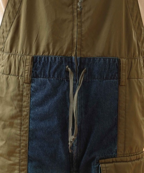 AVIREX（アヴィレックス）の「【TYPE BLUE】 カスタム オーバーオール / CUSTOM OVERALL /アヴィレックス / AVIREX（サロペット/オーバーオール・メンズ・ブラック/オリーブ・MEDIUM/LARGE/X-LARGE/XX-LARGE）」の4枚目の写真