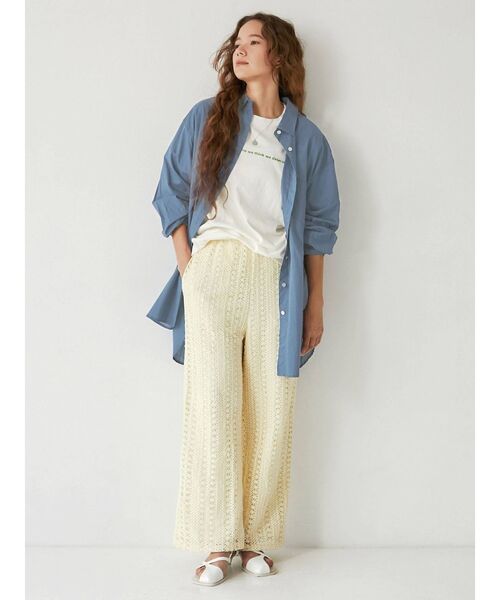 Ungrid(アングリッド)の「レースアップサンダル(サンダル・レディース・ブラック/オフホワイト・S/M/L)」の11枚目の写真