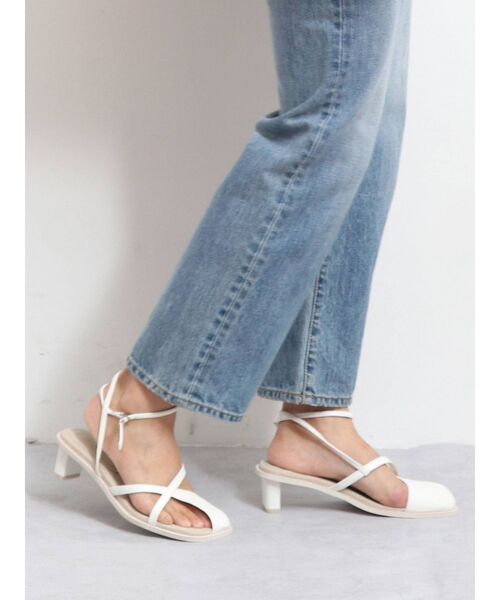 Ungrid(アングリッド)の「レースアップサンダル(サンダル・レディース・ブラック/オフホワイト・S/M/L)」の21枚目の写真