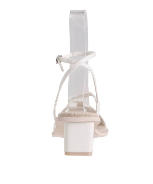 Ungrid(アングリッド)の「レースアップサンダル(サンダル・レディース・ブラック/オフホワイト・S/M/L)」の4枚目の写真