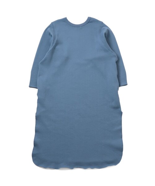 F.O.U（エフオーユー）の「ワイドスリーブワンピース_ジュニア（ワンピース・キッズ・ブラック/ベージュ/グレー/ブルー・150/160）」の10枚目の写真
