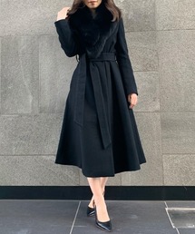 AMBIENT | フォックスファー×カシミヤブレンドウールコート(その他アウター)