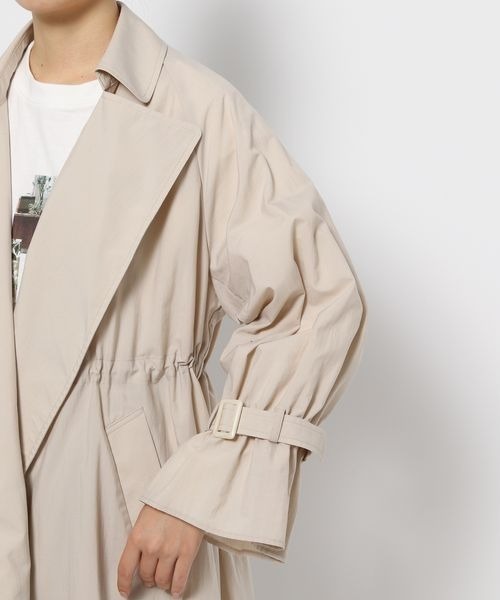 LOWRYS FARM（ローリーズファーム）の「ドロストユルトレンチコート　254607（トレンチコート・レディース・アイボリー/グリーン/ブルー/チャコールグレー・FREE）」の15枚目の写真