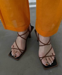 Ameri | TUBE STRAP COLOR SANDAL(サンダル)